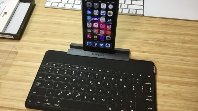 ロジクールBluetoothキーボード「KEYS-TO-GO」の中古を入手！打点感がすごく気持ちいい！