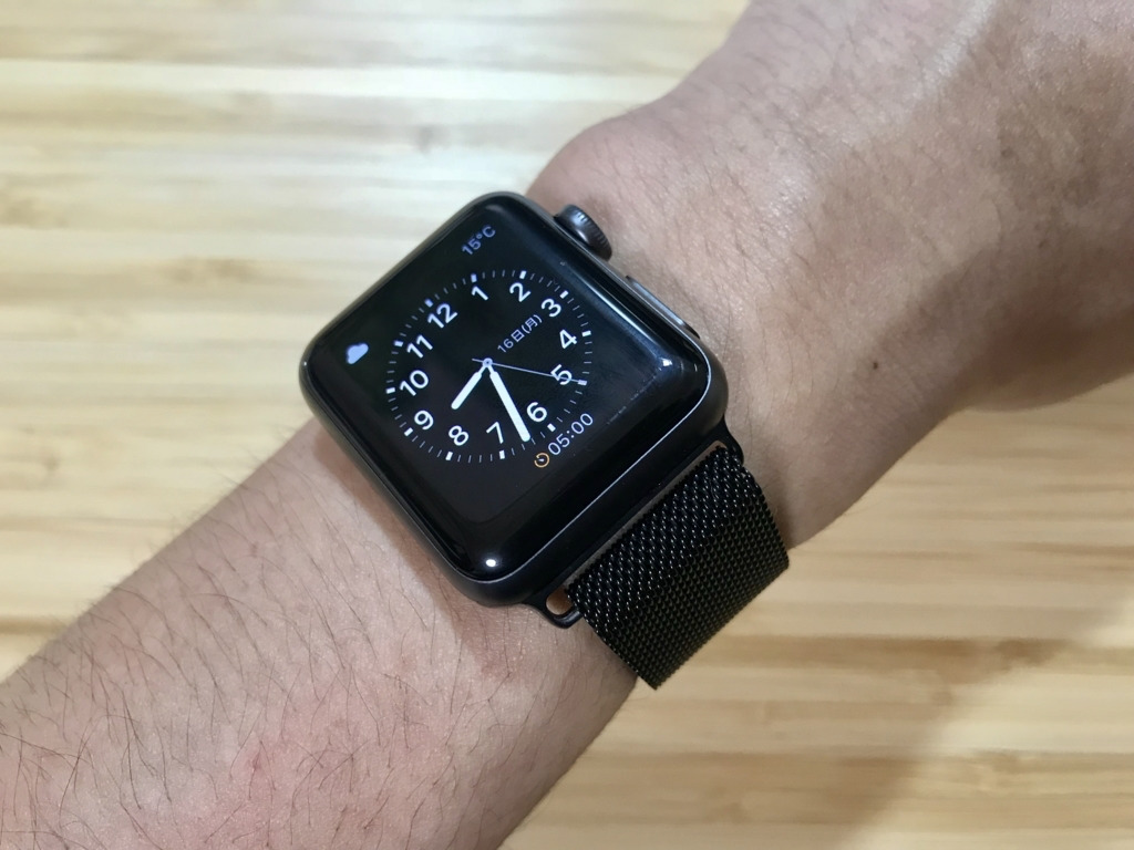 Apple Watch ミラネーゼループ シルバー 42 44 45mm