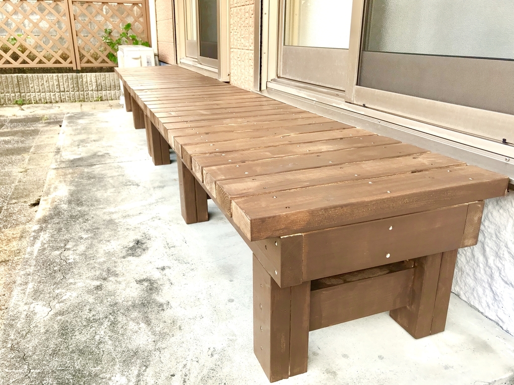 2x4材でdiyする縁台の作り方 幅も長さも自由自在 まなびる 2x4材でdiyする縁台の作り方 幅も長さも自由自在 まなびる