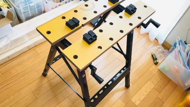 ちょっとしたDIYにあると便利なGREATTOOLのワークベンチ作業台