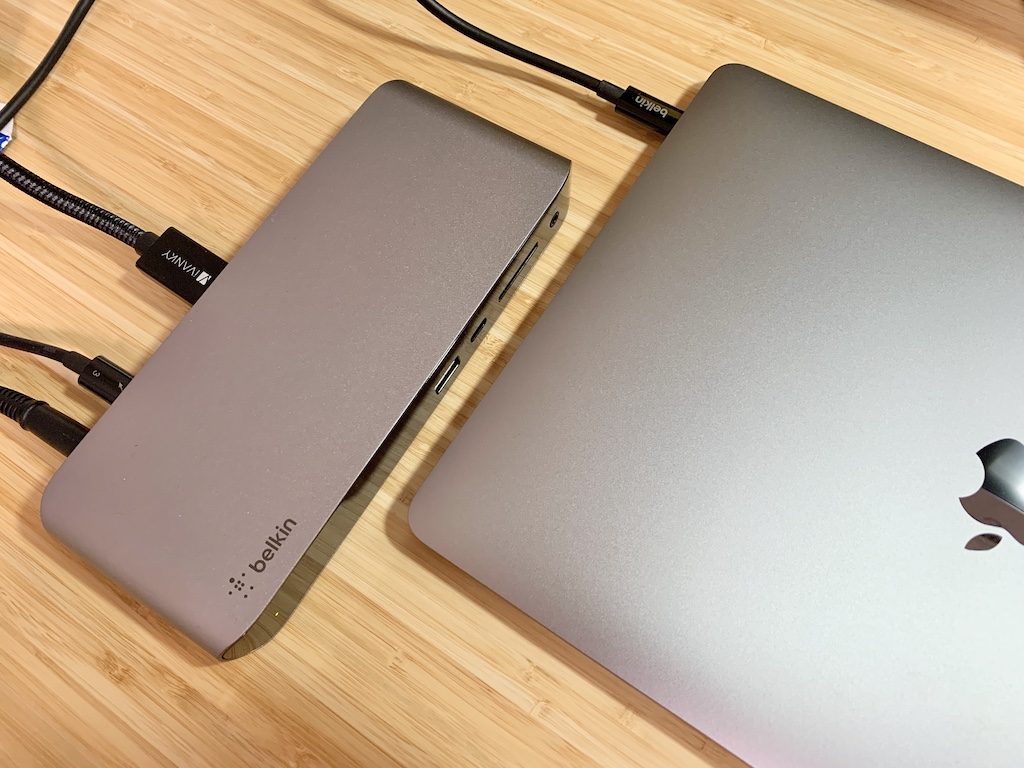 belkin Thunderbolt 3 Dock ProとMacBook Pro 13インチ