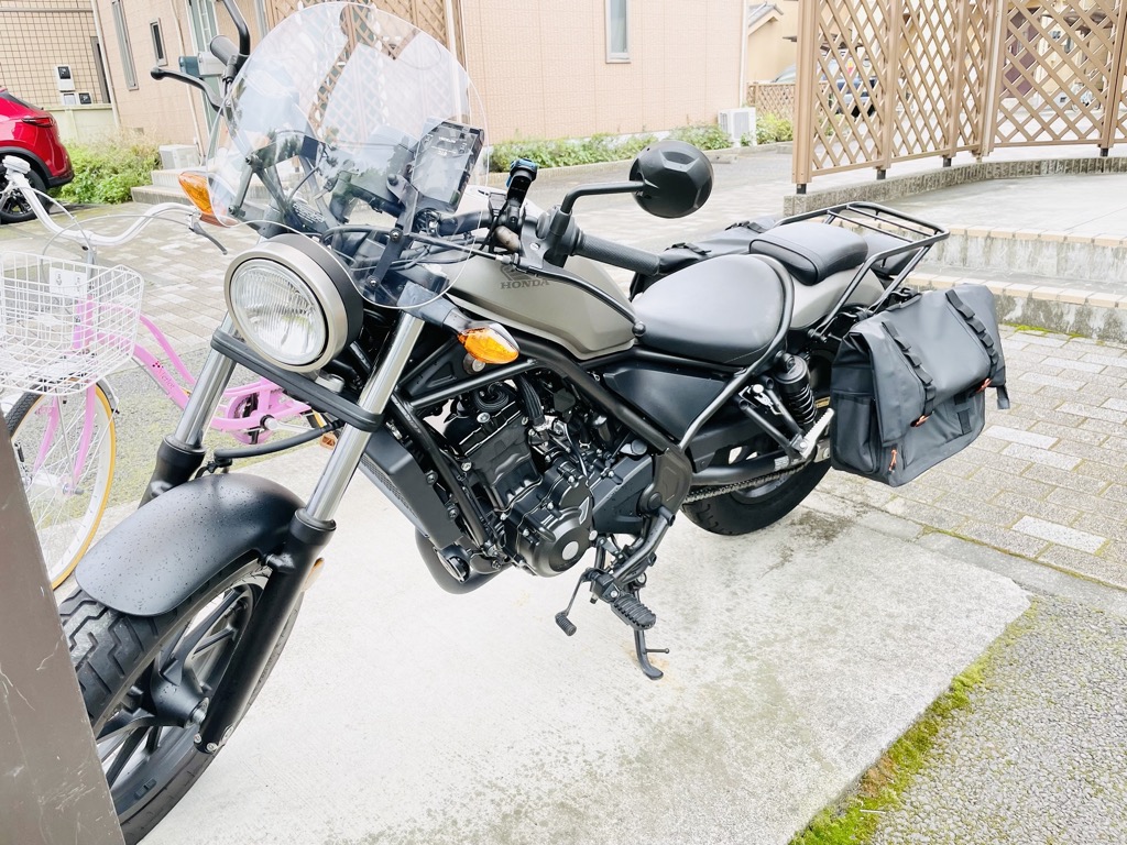 レブル250/500】ドッペルギャンガーのターポリンサドルバッグが